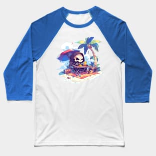 grim reaper at vacation Baseball T-Shirt